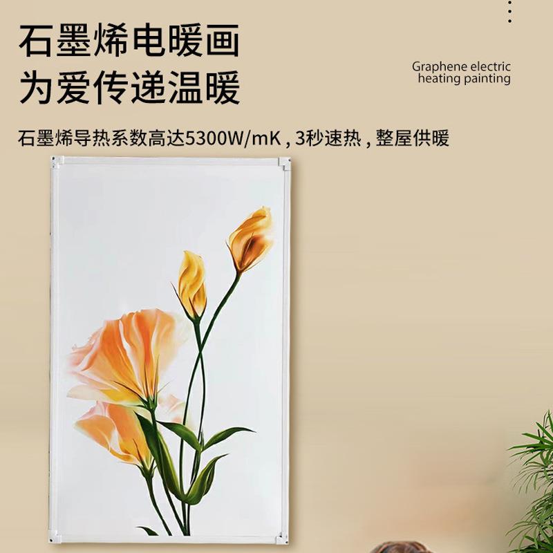 碳晶墨烯发热家碳晶石墨用浴室装饰壁挂石电暖板画屋供暖加热板厂