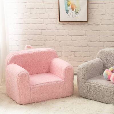 棉花儿童沙发椅可压缩绒打卷海绵沙工发CEH爆款源厂头货源