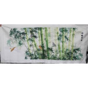 新款苏绣绣无品牌/片办公室客厅宾馆挂装饰苏州手画画工刺绣荷塘