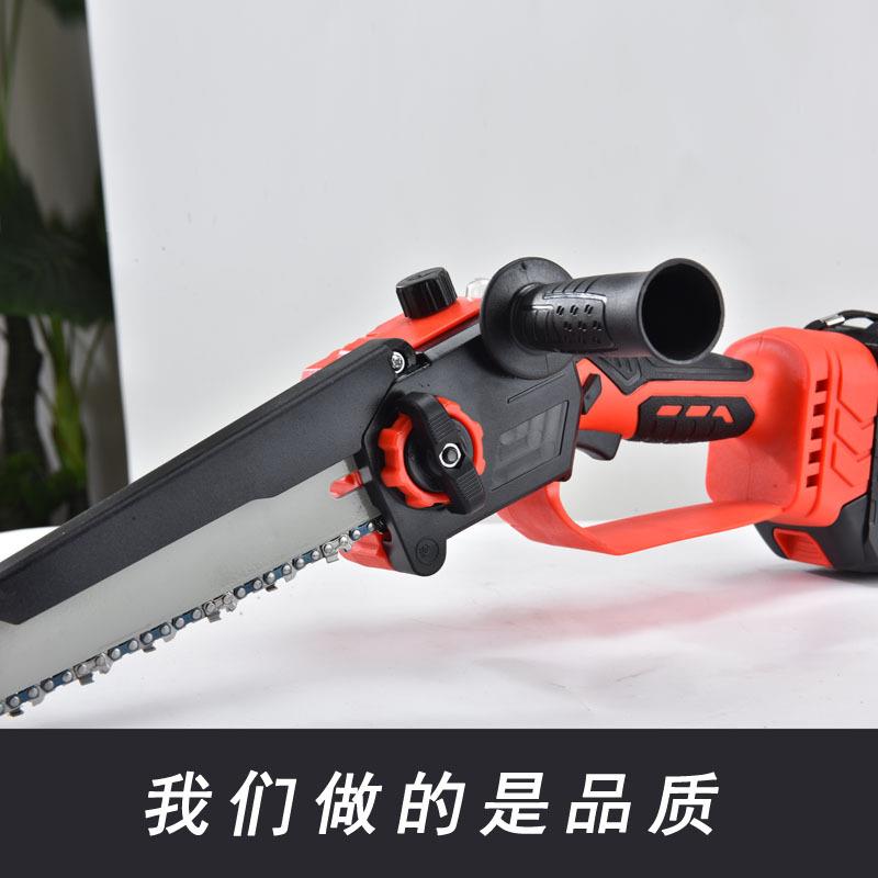 新款无刷8寸大无刷锂电电链锂锯功率1YMK0寸手持充电式电单锯6寸