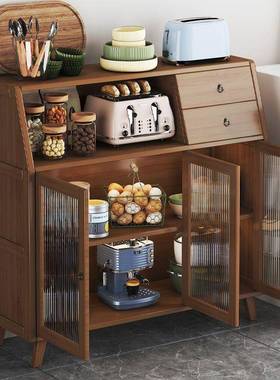 餐边柜水柜子储物茶柜CWU客厅备柜茶靠墙置物餐柜轻奢柜置物架小