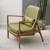 书房小单人型椅425懒人沙背发舒适阅读靠椅户卧室看书椅阳台休闲椅