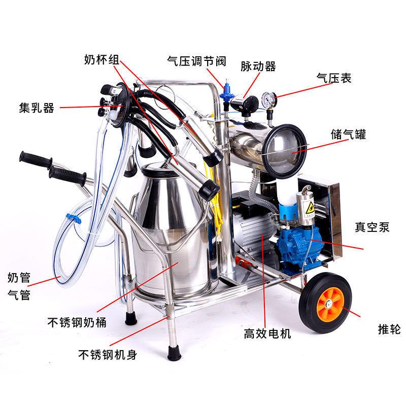 奶机挤奶挤器移动式挤奶机牛用挤奶机羊用奶机家奶用挤WWY挤机榨