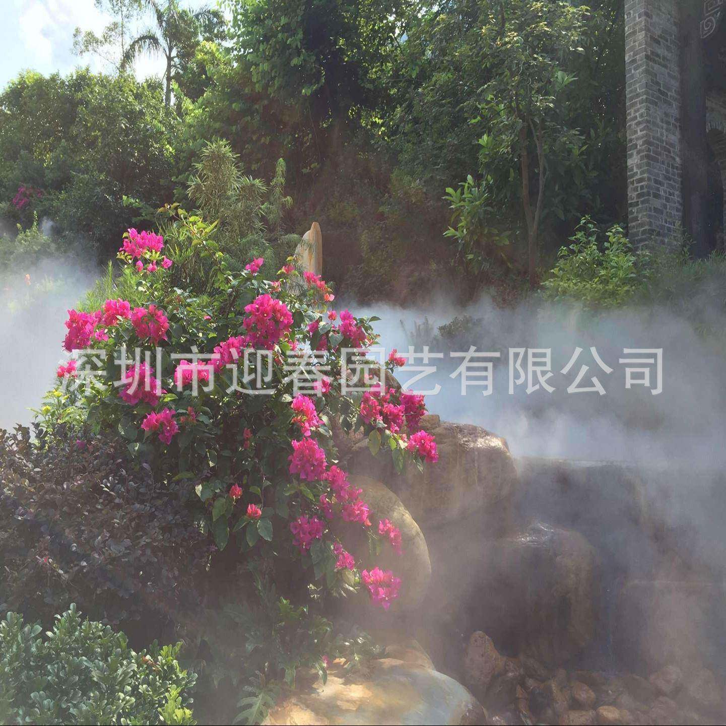 荆造门市钟祥市人工造除雾喷头工地路人面雾尘降温RG-ZW-01人造雾
