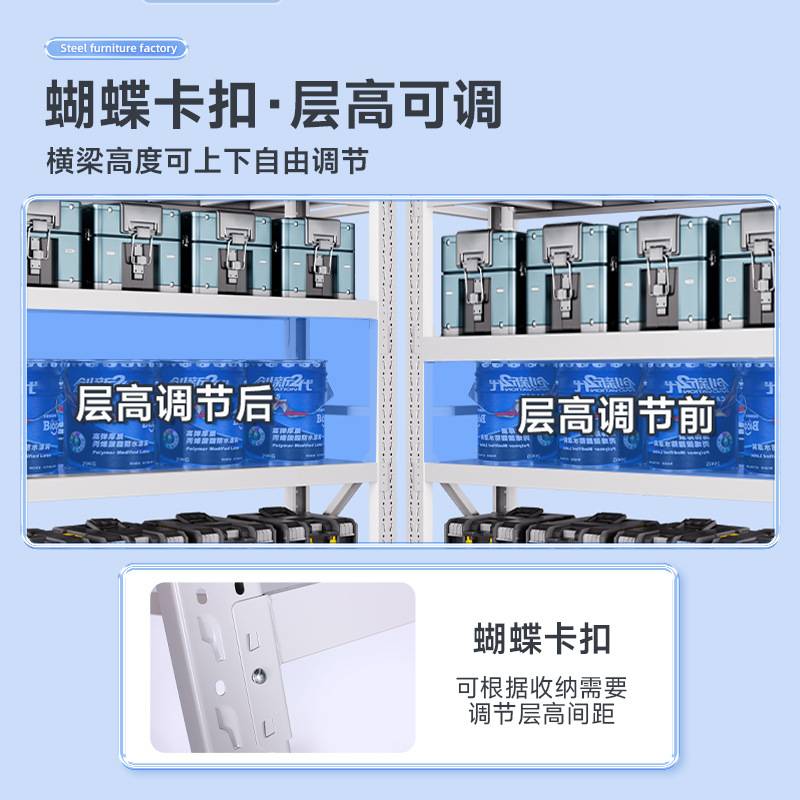 仓库仓储货架置物架家用加厚多层储物架超市车库货架重型收纳货架