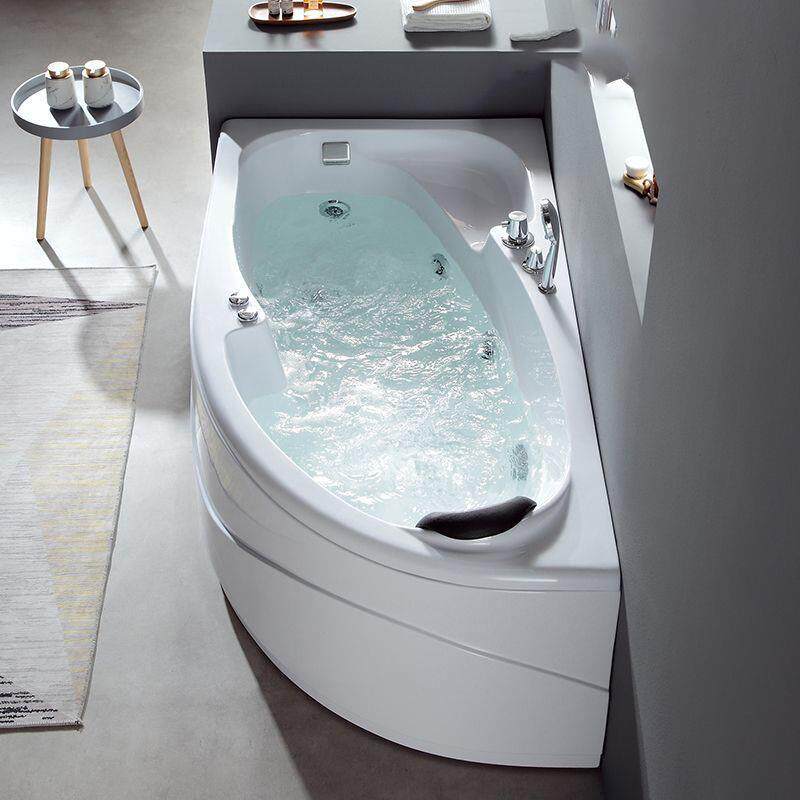 异形三角扇小形浴缸成人家用力户型亚792克浴按摩单人浴盆池冲浪