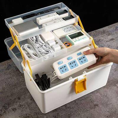 超厚多功能家用收HNE纳小大号载手提号塑料盒车工具箱