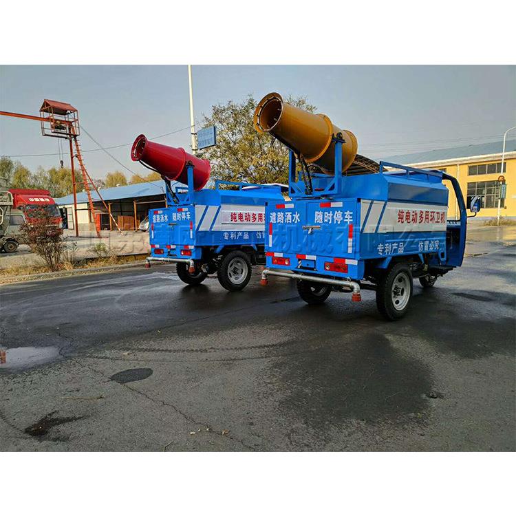 市政工程电动三VDT轮雾洒水车工地工绿程车雾可移动小型炮化公路