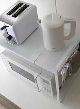 家直供厨房可伸缩微波炉烤箱物架厂免打孔多功能置家用2层WS20180