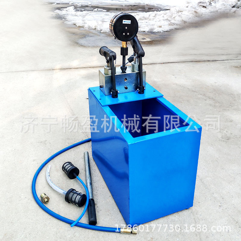 手动试压泵打压机水管道打压泵家用水压地暖压力泵 PPR水管检漏仪
