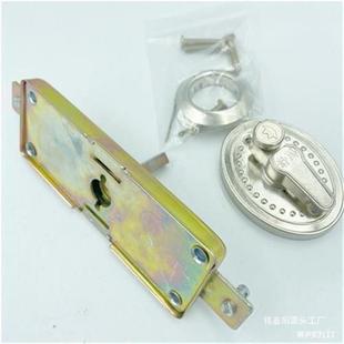 老式盼盼防门锁中锁无保钥匙副天地勾锁通用德安门盗见描述锁副锁