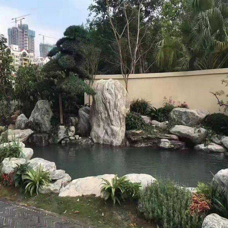 各大小格天然山石原石假山园景观规石林泰溪102001流水冲石