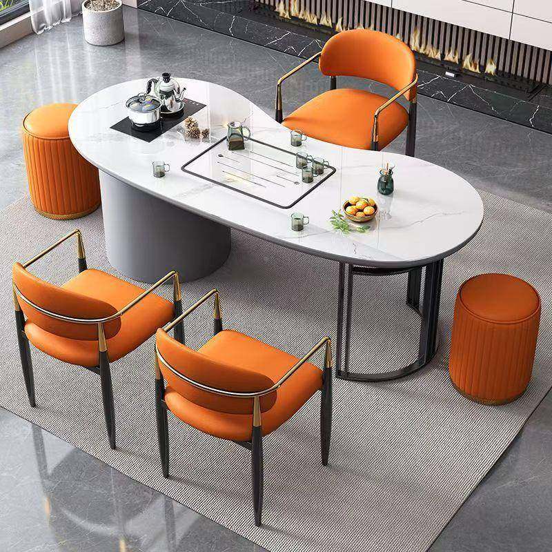 茶现代简约岩板茶茶台烧水壶一体室SHI轻奢家用办公泡桌椅组合阳,商业/办公家具,茶台/茶桌,淘宝优惠券,粉丝福利购,淘宝优惠卷