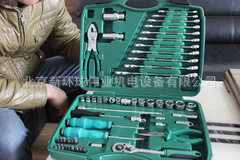 56件汽车机修套筒组套工具箱