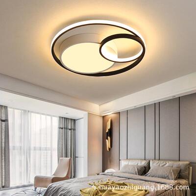 卧室LED吸顶灯现代简书房灯家灯用形儿童房圆吸顶过87030道阳台约