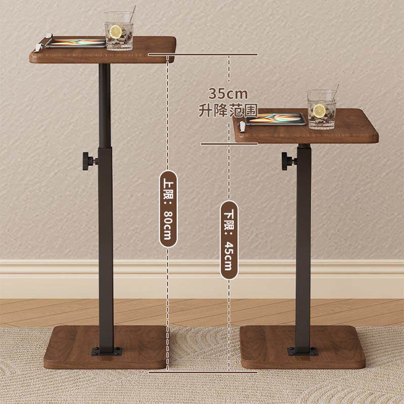 床边桌公可升降电脑移动沙发边几客厅家用CVX室办卧桌可桌旋转