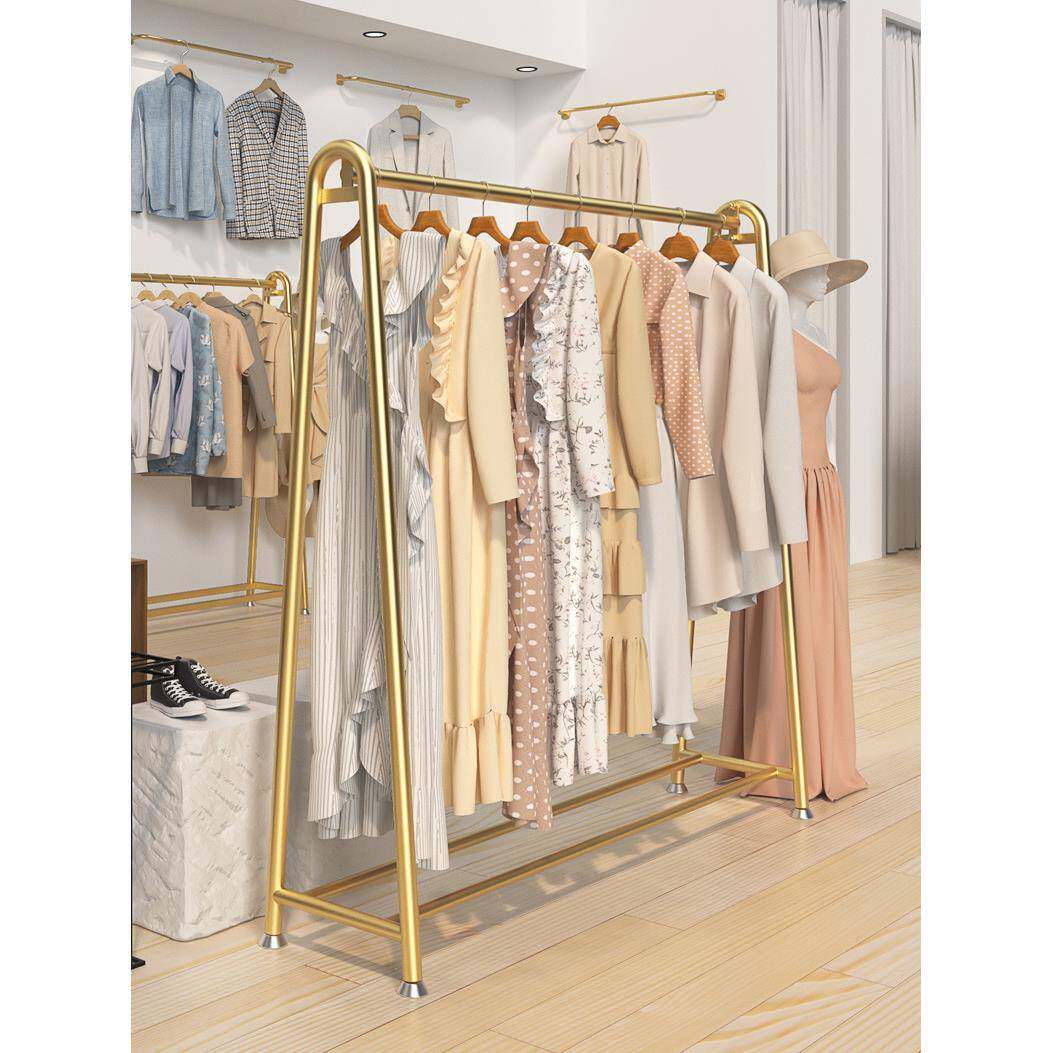 装店展示衣架服960卧室落地衣服架陈列货架童装架子感挂衣杆