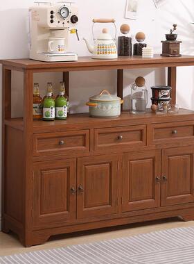 F765MT7H柜7W靠斗柜实木柜美式收纳储物客厅餐边柜墙小柜子卧室床