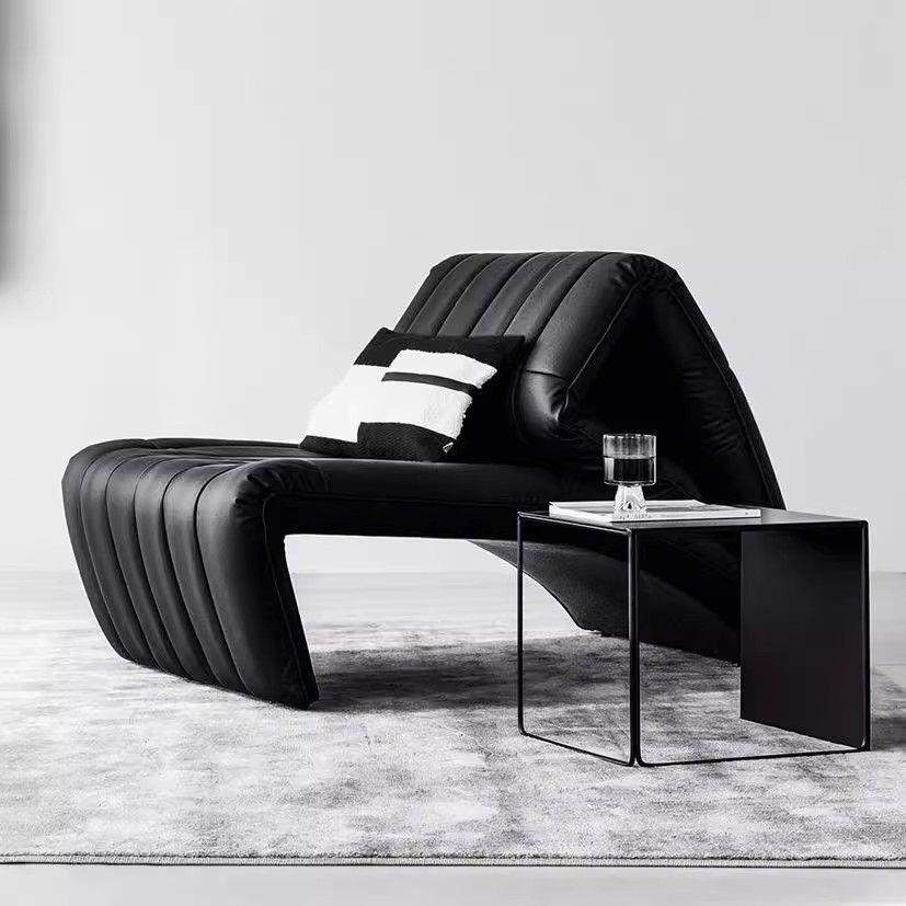 家具意式极简巴塞罗躺椅卧奢拳头椅轻休那闲沙发室985椅单人椅木