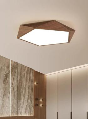 中式木纹色主儿卧室间灯X4409创意新个性温馨童房间20房25年新款L