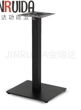 金瑞头厂家JRD-DJ/0金属黑色铁板钢板平底台架黑烤色源漆桌脚架达