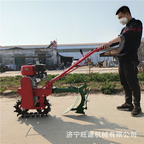 小型双链轨微耕机 水冷柴油旋耕机 链轨式耕地机