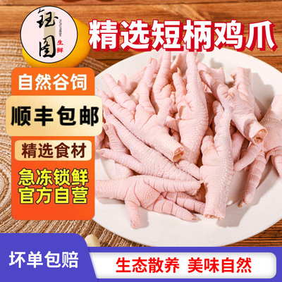 钰图鸡凤爪短柄鸡爪不带拐