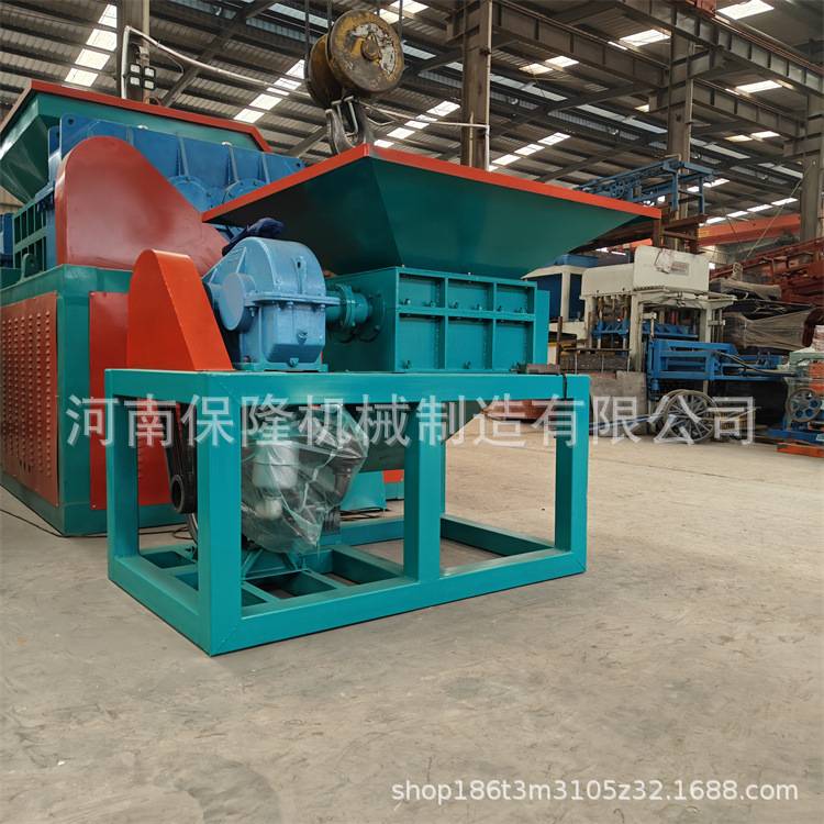 小型双轴撕碎机工业固废建筑生活垃圾塑料木材旧衣服破碎粉碎机箱