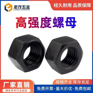 10.9级高强度螺母 M100 螺帽螺丝帽M6M8M10M12M14M16M20M24M27M30