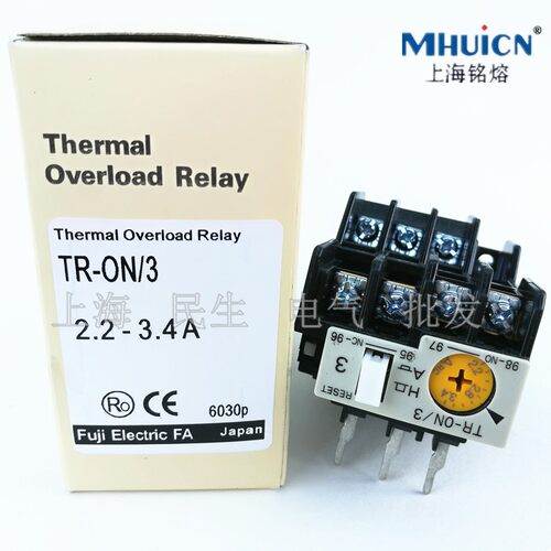 电梯配电箱接触器热过载继电器TR-ON/3 TR13D 2.2-3.4A 银点全新