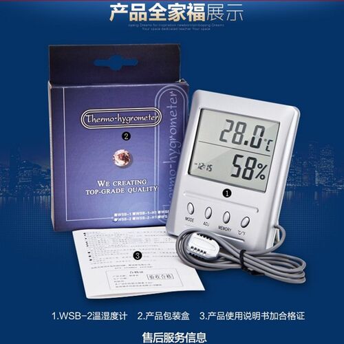正品HTC-1逸品博洋WSB-1温湿度计HTC-8高精度电子干湿度计WSB-2