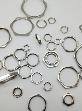 铜镀镍六角扁薄螺母锁紧螺母螺帽M6M10M12M14M16-M47M48M50M54M56