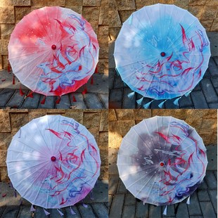 跳舞油纸伞女古风古典汉服儿童舞蹈道具旗袍古装 表演儿童70成人82