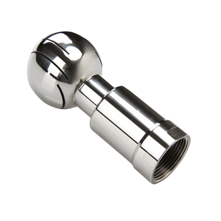 304不锈钢清洗球喷头360度卫生级灌溉旋转喷嘴快装喷灌球型喷淋头