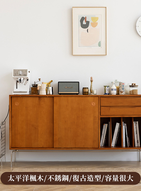 minimore蹦嚓嚓餐边柜北欧风简约实木餐边储物柜子小户型日式