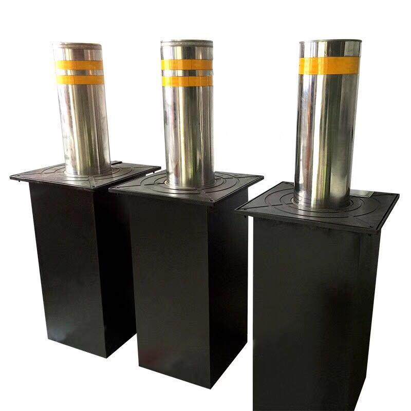 重庆全自动升降柱学校门口升降柱道路护栏交通设施挡车器防撞桶