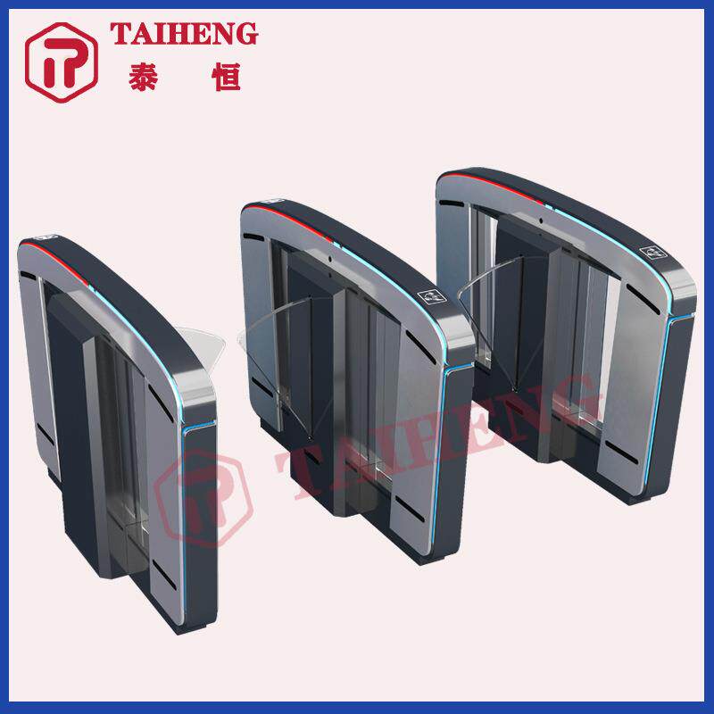 翼闸316不锈钢烤漆闸机智能考勤人行通道闸一卡通门禁电动翼门