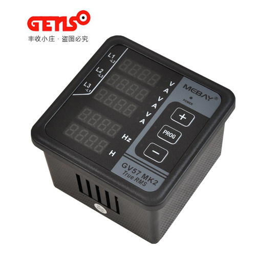 MEBAY铭贝GV57MK2发电机数显表数字电压频率电流计时表控制器三相