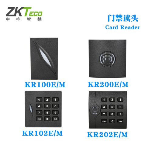 KR202M中控ZKTeco熵基KR200E门禁读卡器KR100E密码KR102M KR300