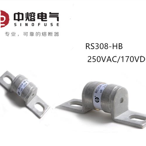 中熔电动汽车保险丝新能源RS308-HB2G16A50A63A80A100A750VDC熔芯
