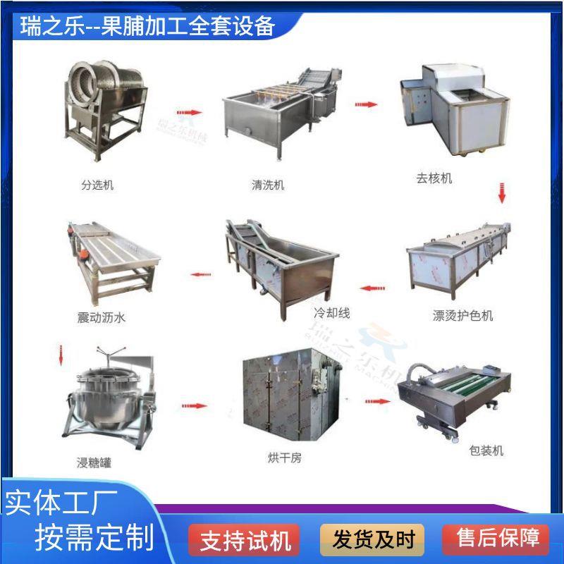 供应刺梨果干漂烫机金桔干杏干浸糖加工机器全套山楂干果脯机械