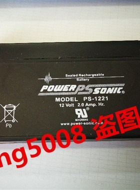 POWER SONIC电瓶 PS-1221 12V Volt 2.0Amp.Hr仪器仪表用蓄电池