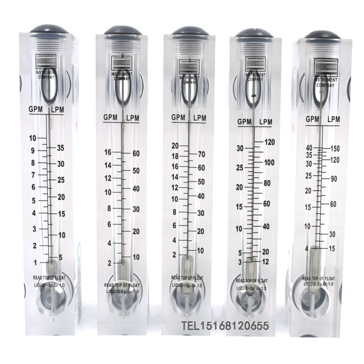 面板流量计LZT-25M 10GPM16GPM20GPM水流计量浮子流量计/余姚流量