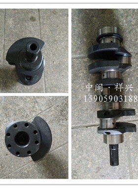 江淮JD3100B柴油机配件 江动JD3100B TY3100发动机配件 曲轴