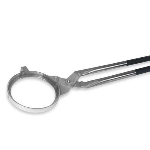 赞荣304不锈钢坩锅熔金钳 石墨坩埚套件夹具钳高温火钳配件