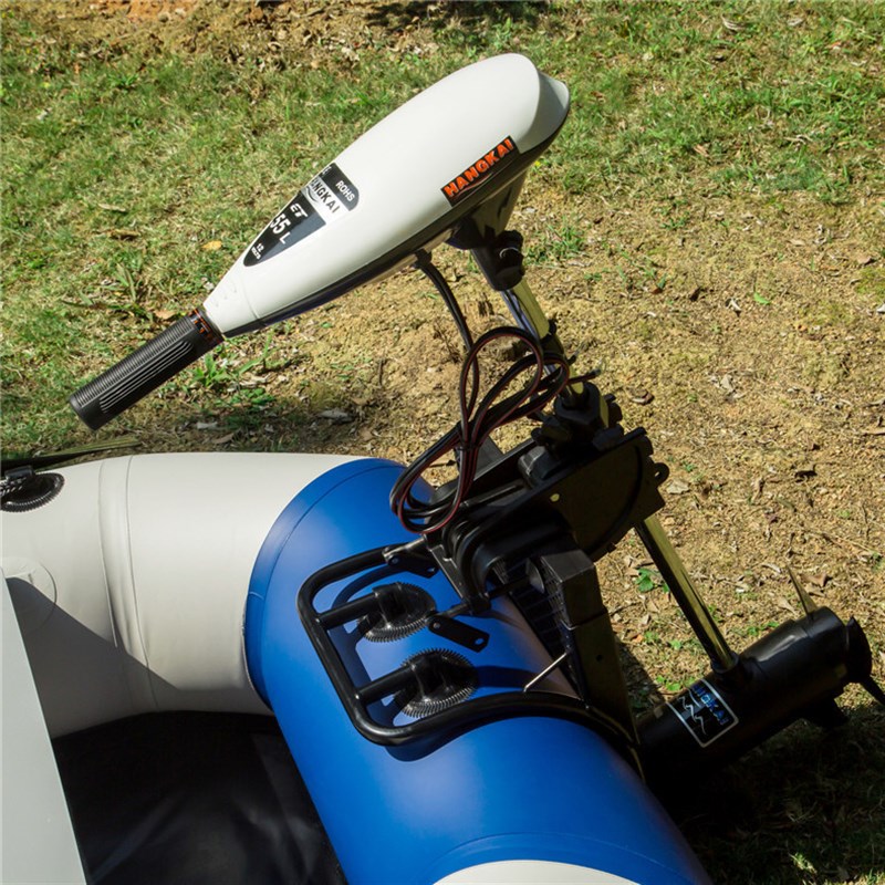 电动橡皮加厚4人加厚耐磨夹网+T55推进器游艇硬底皮划艇船舟