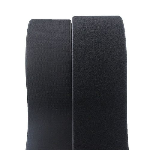 黑白魔术贴10-15cm粘扣带雌雄扣子母扣尼龙搭扣混纺无胶缝纫辅料