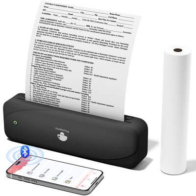 Portable A4 Printer Bluetooth Inkless Thermal Printer