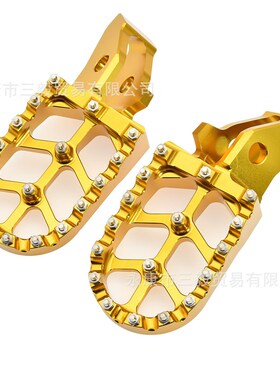 适用虬龙极蜂SurRon Ultra Bee CNC铝合金改装脚踏板电动越野配件