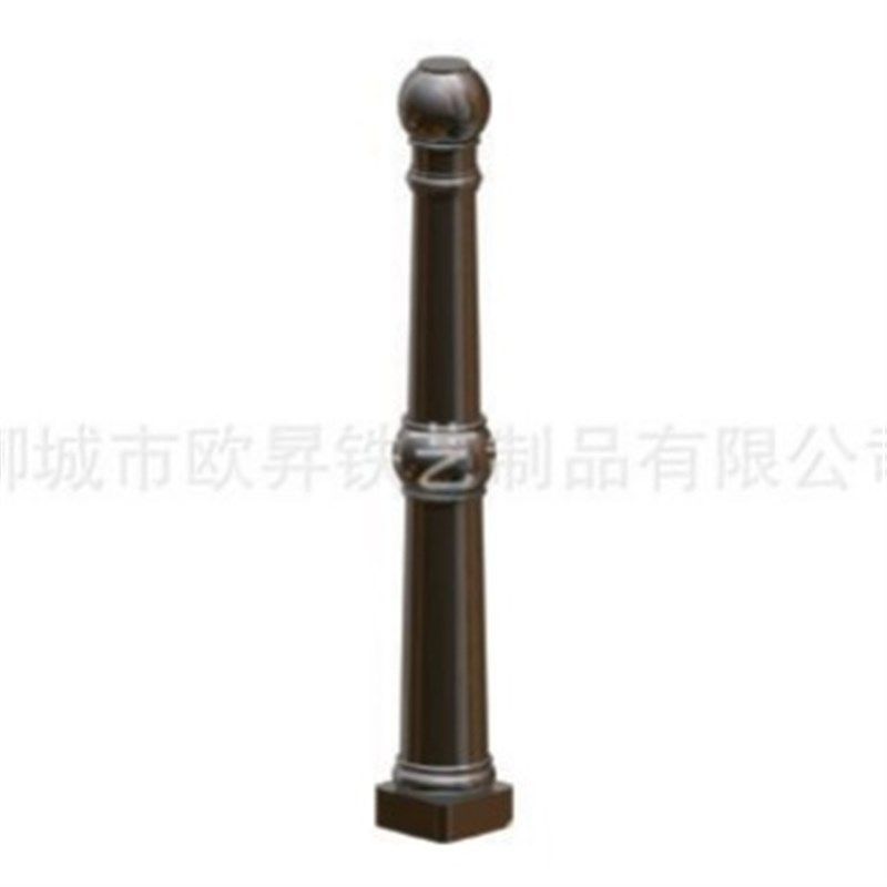 球墨铸铁护柱厂家直供  不锈钢警示柱 河道铁链柱 广场隔离阻车桩